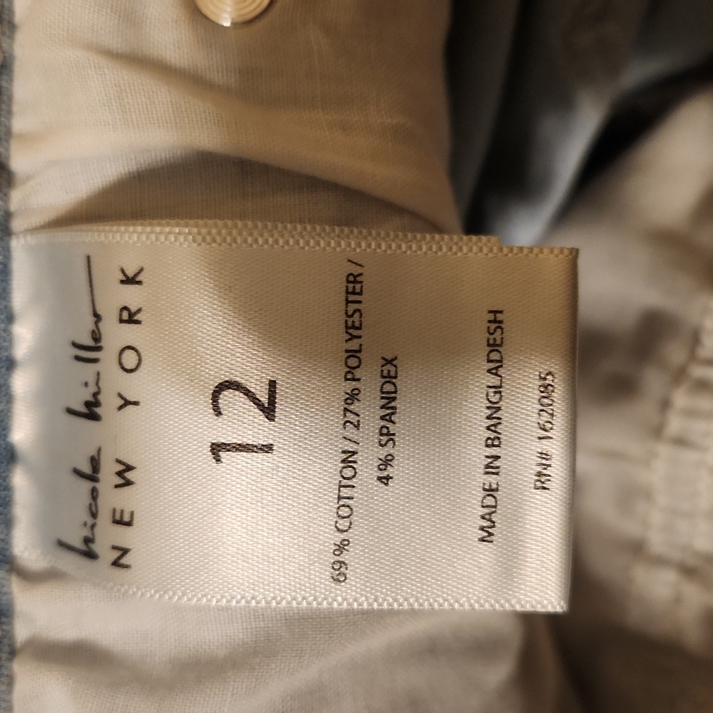 Nicole Miller Infinity Stretch Soho High Rise Capri Jeans, 22, NWT - Picture 7 of 11